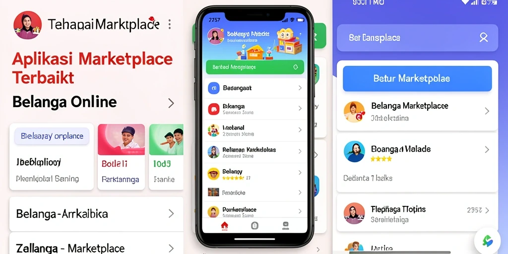 Tampilan antarmuka aplikasi Marketplace 2757 yang menarik dan mudah digunakan.