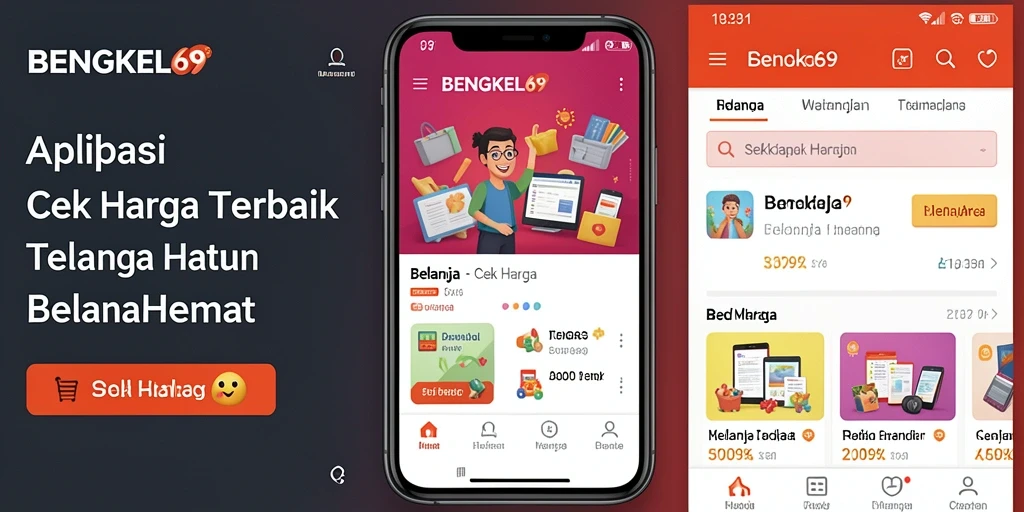 Tampilan aplikasi BENGKEL69 menampilkan informasi harga produk dengan jelas dan ringkas.